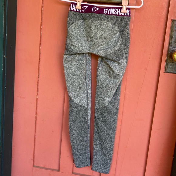 Gymshark flex leggings grey and burgundy - Picture 3 of 5